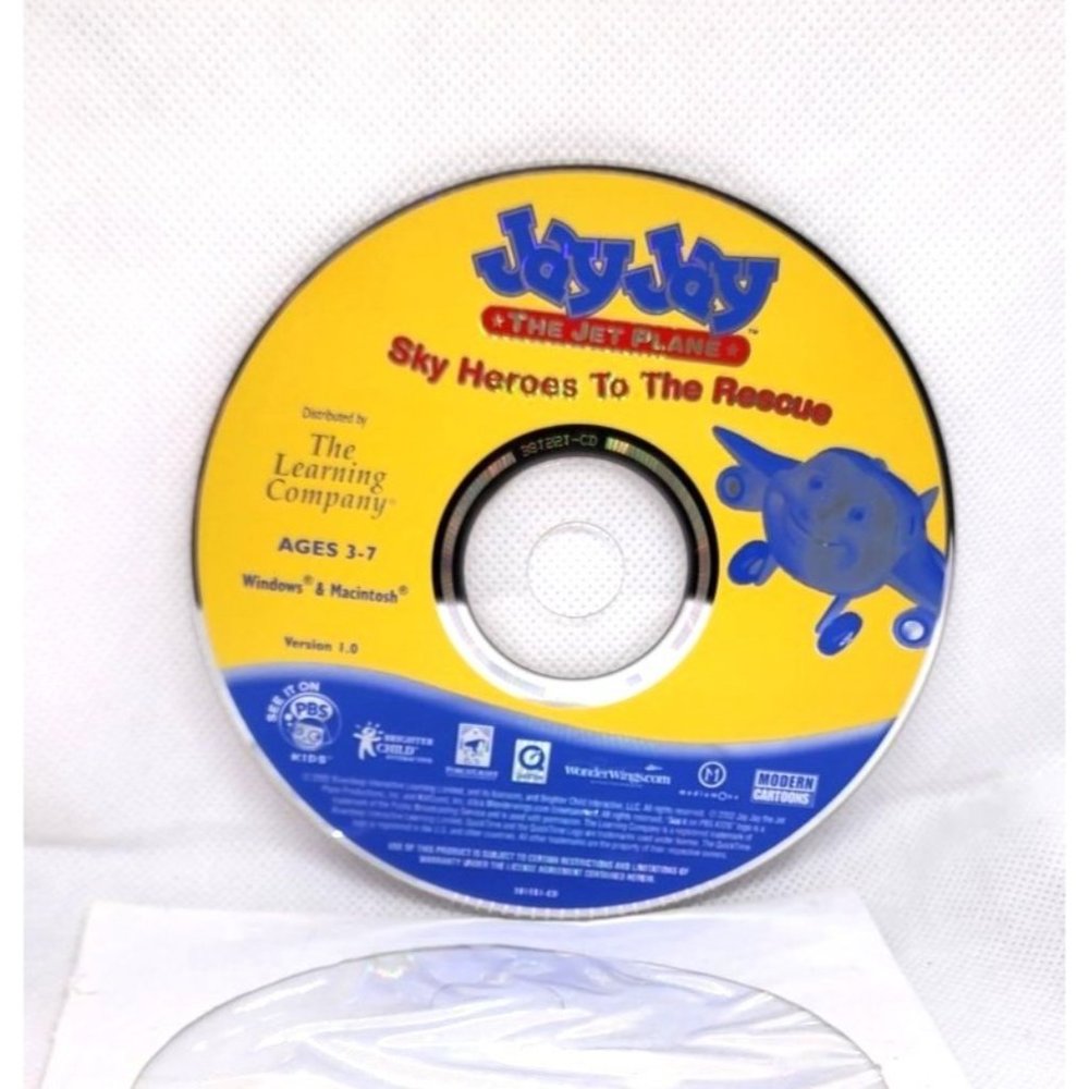 Jay Jay The Jet Plane Sky Heroes To The Rescue The Learning Company Ages 3-7 CD
